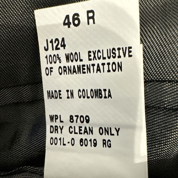 Oscar De La Renta 46R Grey 100% Wool Tweed 2Btn Blazer Jacket Sport Coat EUC - Picture 6 of 10